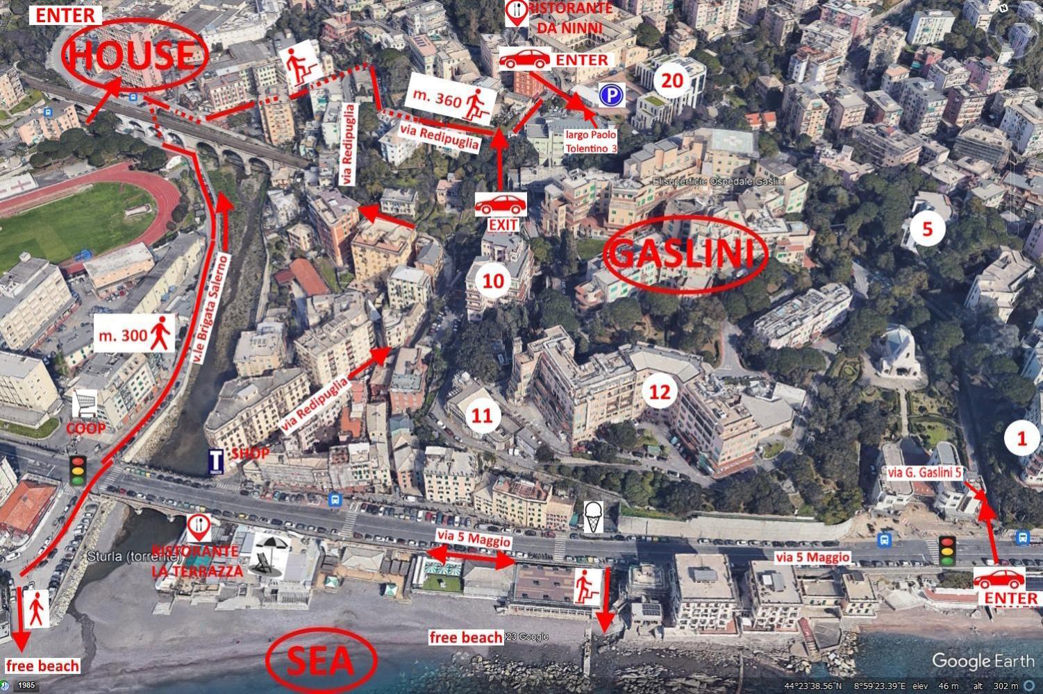 Gaslini Sea House Leilighet Genova Eksteriør bilde